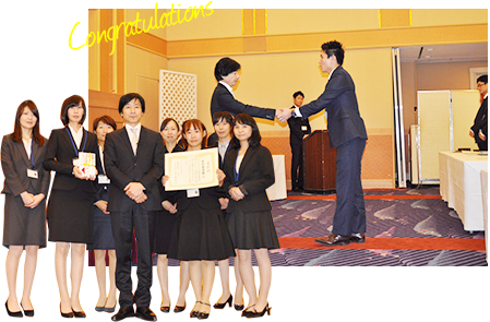 Congratulations 表彰式 様子